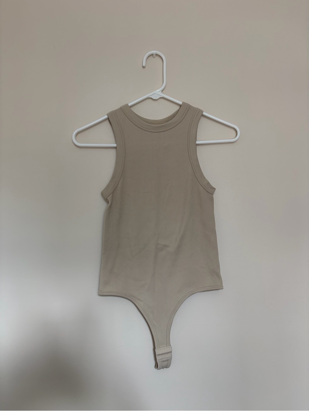 Ribbed High Neck Bodysuit